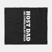 ホストパパは通常のパパと同じクールが、 フリースブランケット (正面(横))