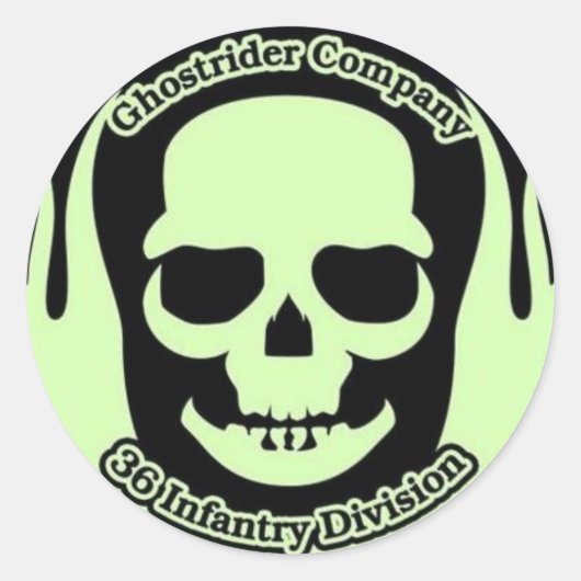 ホストリダーステッカー ラウンドシール (正面)