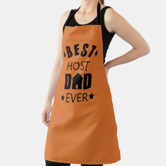 ホスト最高のパパは常に幸せな父祖の日ギフトアイディア エプロン (インサイチュ)