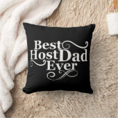 ホスト最高のパパは常に幸せな父祖の日ギフトアイディア クッション (ブランケット)