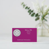 ホスピスのナースの名刺 名刺 (スタンド正面)