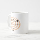 ホスピスのナース"威厳心配同情" コーヒーマグカップ (正面左)