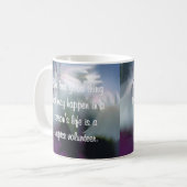 ホスピスのボランティアのよい仕事 コーヒーマグカップ (正面左)