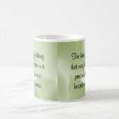 ホスピスのボランティアのよい仕事 コーヒーマグカップ (中央)