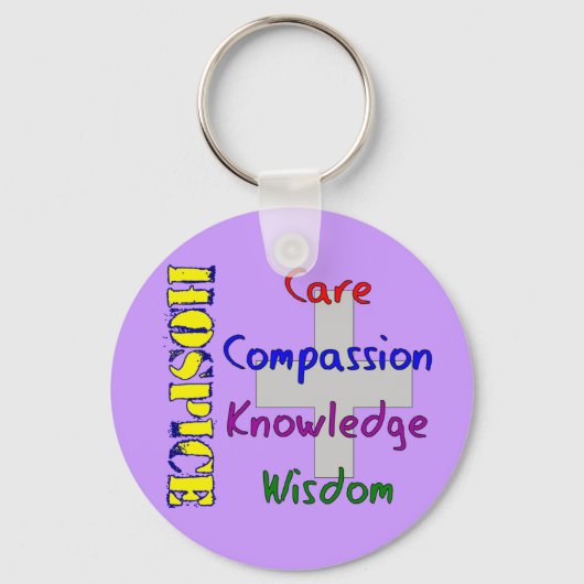 ホスピスの労働者の贈り物 キーホルダー (正面)