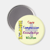 ホスピスの労働者の贈り物 マグネット (正面/裏面)