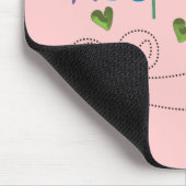 ホスピスはハートを緑化できます マウスパッド (コーナー)