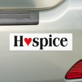 ホスピスは他のために気になることのビジネスにあります バンパーステッカー (車上)