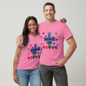 ホスピスは数々のなハートのデザインできます Tシャツ (ユニセックス)
