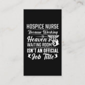 ホスピスナース医療従事者就職看護生活 名刺 (正面)