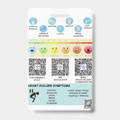 ホスピスナース用の高速スケールバッジバディ バッジ (裏面)