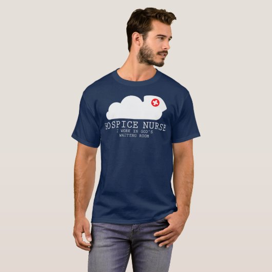 ホスピスナースRN医療死気に死 Tシャツ (正面フル)