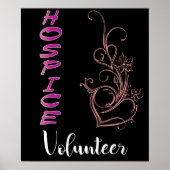 ホスピスボランティアギフト女性男性ナースホスピス ポスター (正面)