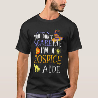 ホスピス介護士は怖がらない ハロウィンの一言 楽しい Tシャツ