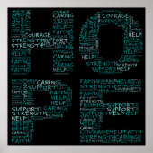 ホスピス労働者が希望の精神を具現化 ポスター (正面)