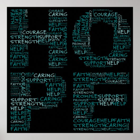 ホスピス労働者が希望の精神を具現化 ポスター (正面)