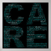 ホスピス労働者が～の精神を体現気にする ポスター (正面)