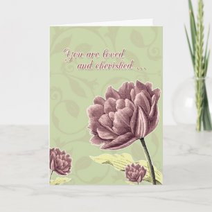 、ホスピス、最終さようなら愛され、大事にされます カード