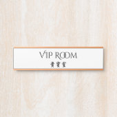 ホスピタリティの二か国語の中国のな英国VIP部屋 サインプレート (正面)