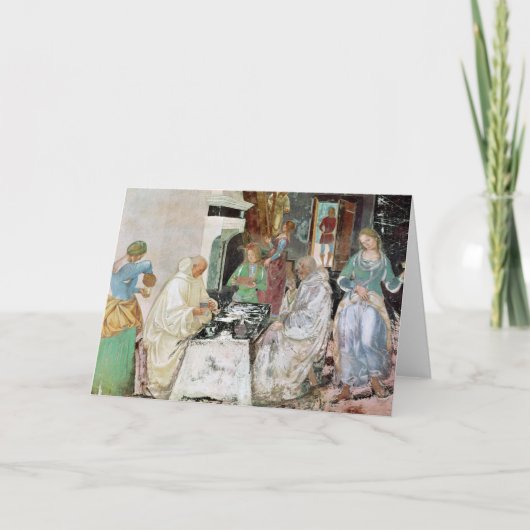 ホスピタリティを受け取っているSt.ベネディクト カード (正面)