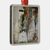 ホスピタリティを受け取っているSt.ベネディクト メタルオーナメント (右)