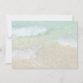 ホスピタリティサンキューカード熱帯ビーチシーン サンキューカード (裏面)