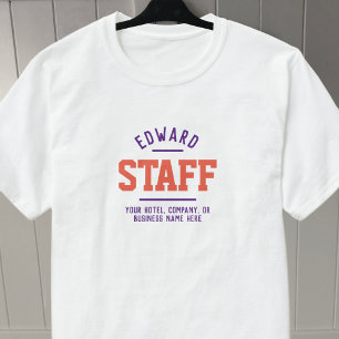 ホスピタリティスタッフTシャツ両面プリント Tシャツ