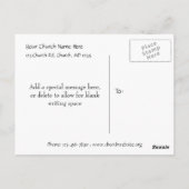 ホスピタリティ:お考える前の！ポストカード ポストカード (裏面)