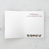 ホスピタリティ – グリーティングカード サンキューカード (内部)