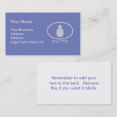 ホスピタリティ 名刺 (正面/裏面)