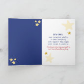 ホス感謝していス、あなたはYの女疑問に思の感謝してい人である サンキューカード (内部)