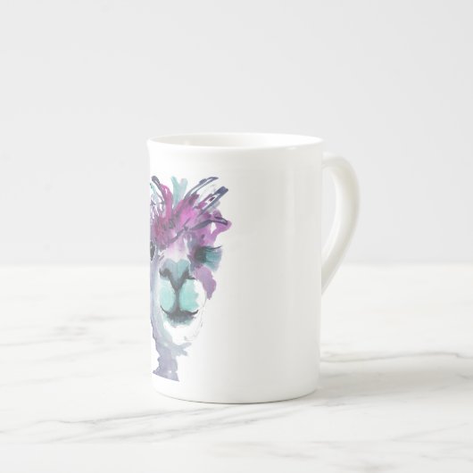 ホセアルパカのマグ ボーンチャイナマグカップ (正面右)