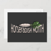 ホセラディッシュ月Tシャツ ポストカード (正面/裏面)