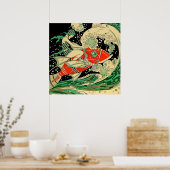 ホセ・カルロスの「水」アールデコ ポスター (キッチン)