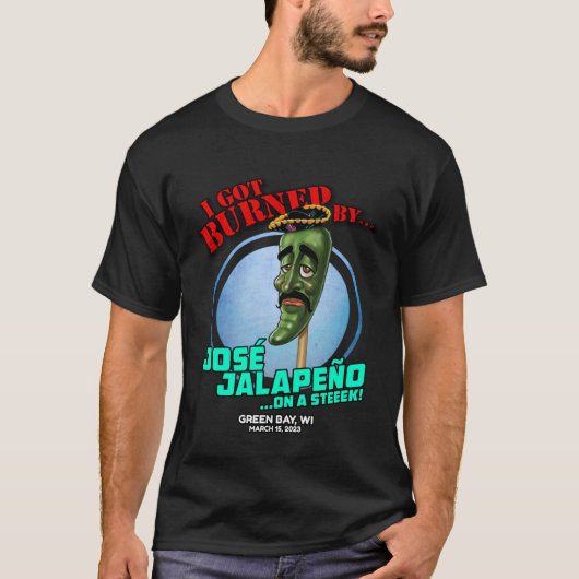 ホセ・ジャラピーノOn A Stick Green Bay WI 2023 Tシャツ (正面)