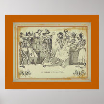 ホセ・ポサダ – エル・ジャラベen ultratumba 18"x14.14"