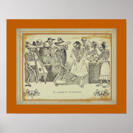 ホセ・ポサダ – エル・ジャラベen ultratumba 18"x14.14" ポスター