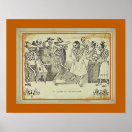 ホセ・ポサダ – エル・ジャラベen ultratumba 18"x14.14" ポスター