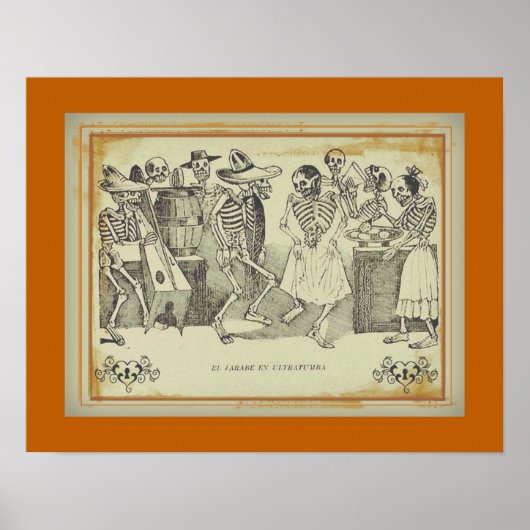 ホセ・ポサダ – エル・ジャラベen ultratumba 18"x14.14" ポスター (正面)
