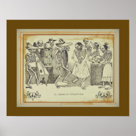 ホセ・ポサダ – エル・ジャラベen ultratumba 18"x14.5" ポスター