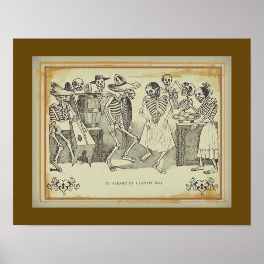 ホセ・ポサダ – エル・ジャラベen ultratumba 18"x14.5" ポスター (正面)