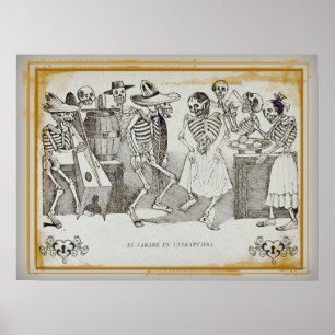 ホセ・ポサダ – エル・ジャラベen ultratumba 24"x18"プリント ポスター