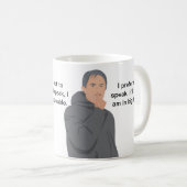 ホセ・モリーニョ – 私は好まない話 コーヒーマグカップ (正面右)