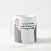 ホセ・モリーニョ – 私は好まない話 コーヒーマグカップ (正面左)