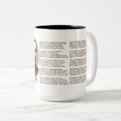 ホセRizal私の最後の告別 ツートーンマグカップ (正面右)