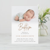 ホタエレガントテ《キリスト教》洗礼式や命名式洗礼I 招待状 (スタンド正面)