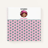 ホタテのカップケーキカスタム写真テンプレート名 ノートブック (正面)