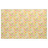 ホタテのカラフル果実スライス ファブリック (ヤード)