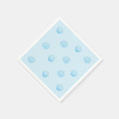 ホタテの輪郭ミニマリズム スタンダードカクテルナプキン (角)