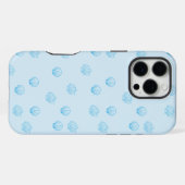 ホタテの輪郭ミニマリズム iPhoneケース (裏面横)